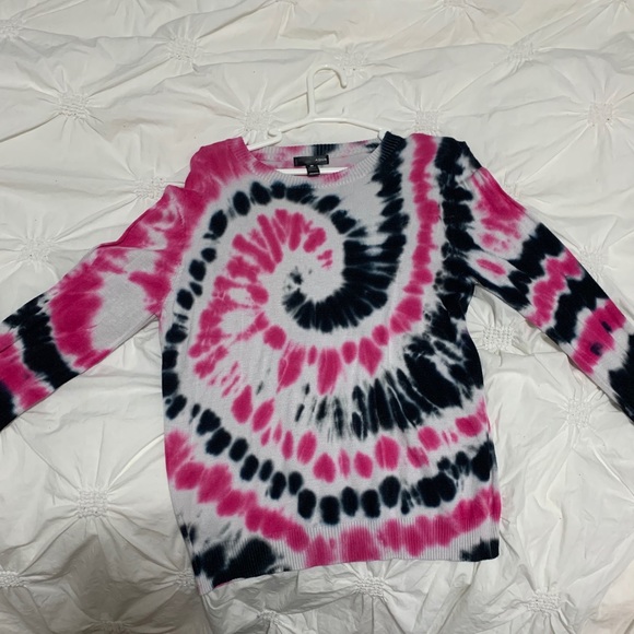Aqua Tie Dye Sweater - Size Small - Picture 3 of 3